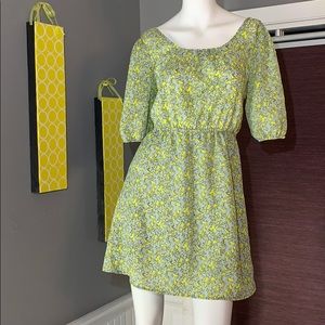 Hot & Delicious- Grey & yellow dress. Size:M. 💝
